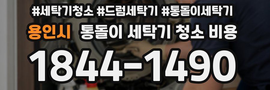 용인시 통돌이 세탁기 청소 비용