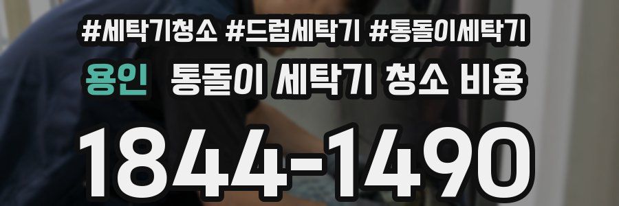 용인 통돌이 세탁기 청소 비용