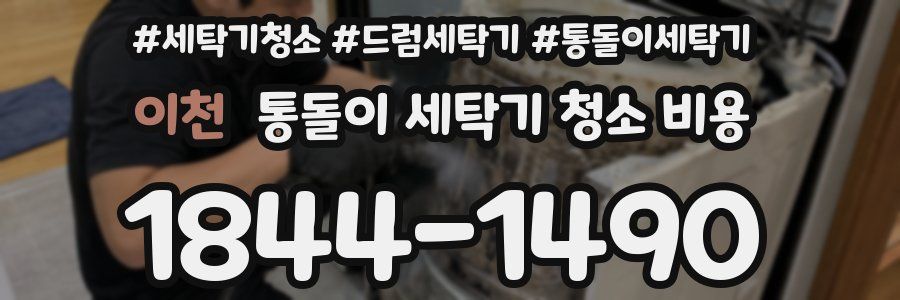 이천 통돌이 세탁기 청소 비용