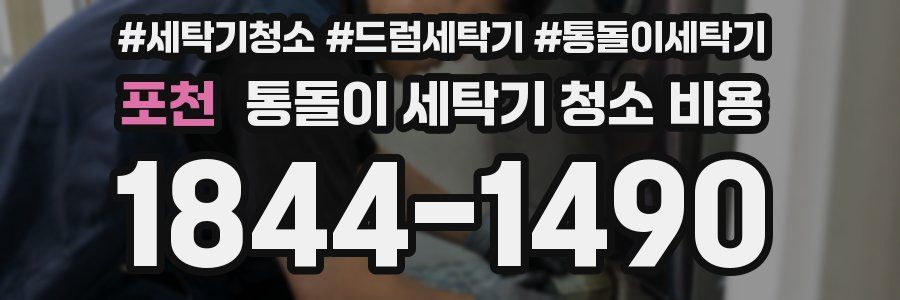 포천 통돌이 세탁기 청소 비용
