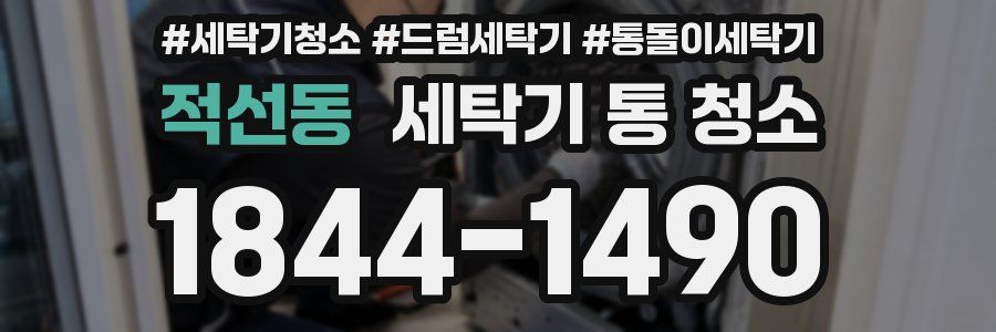 적선동 세탁기 통 청소