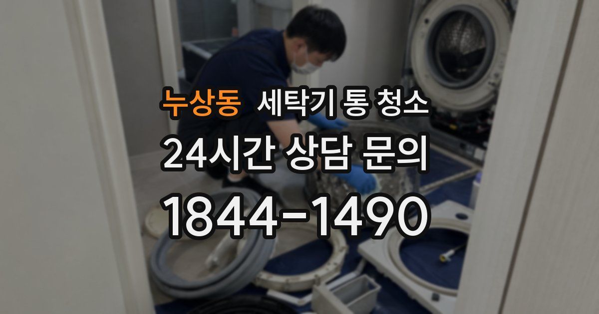 누상동 세탁기 통 청소