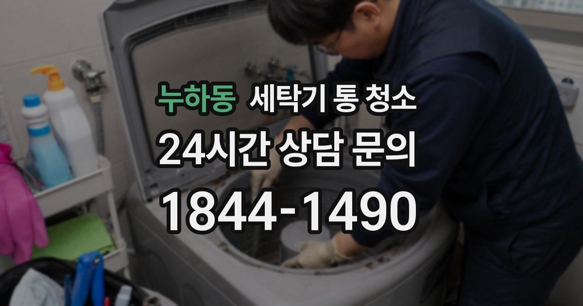 누하동 세탁기 통 청소