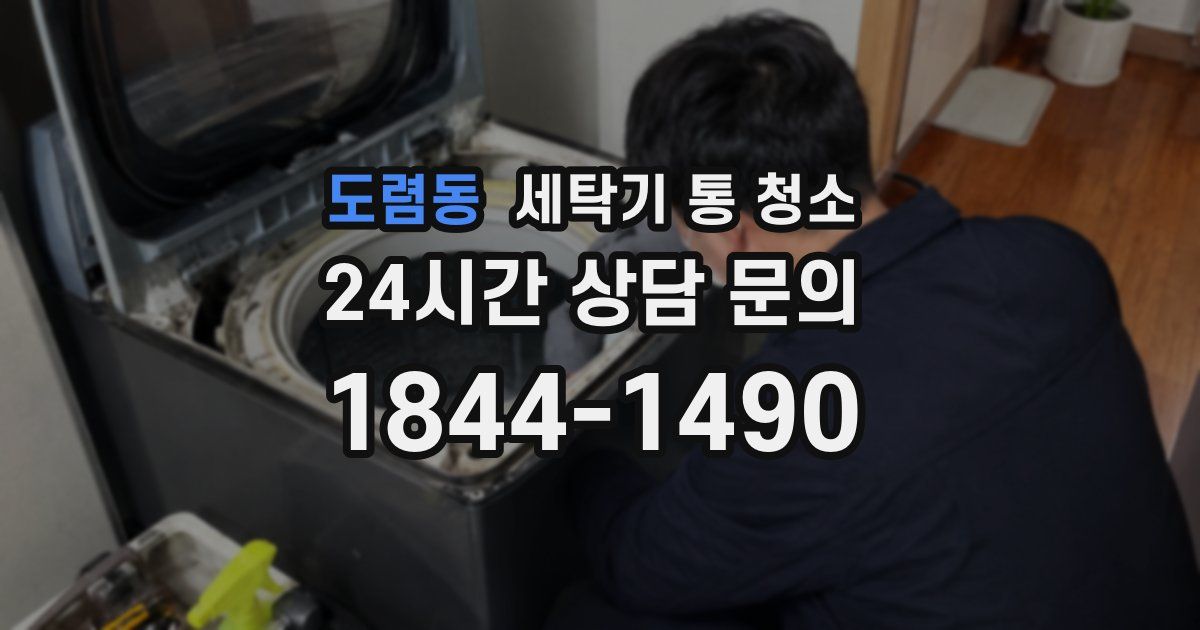 도렴동 세탁기 통 청소