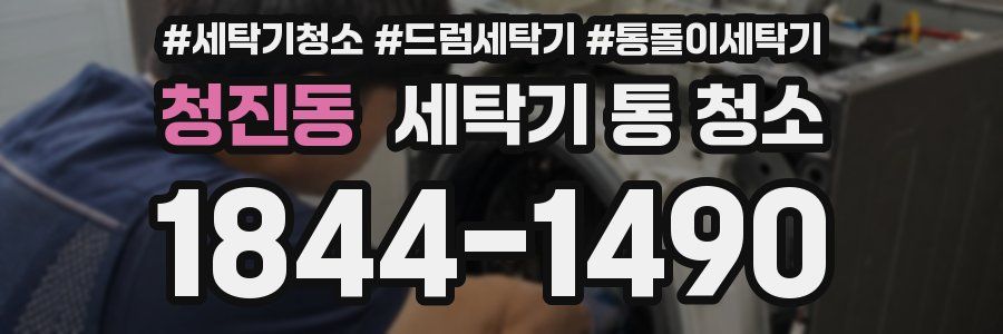 청진동 세탁기 통 청소