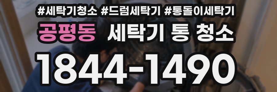 공평동 세탁기 통 청소