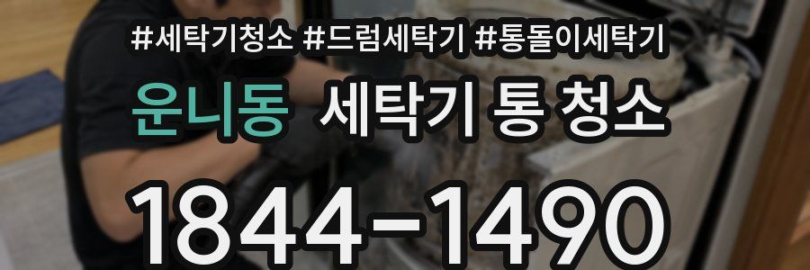 운니동 세탁기 통 청소