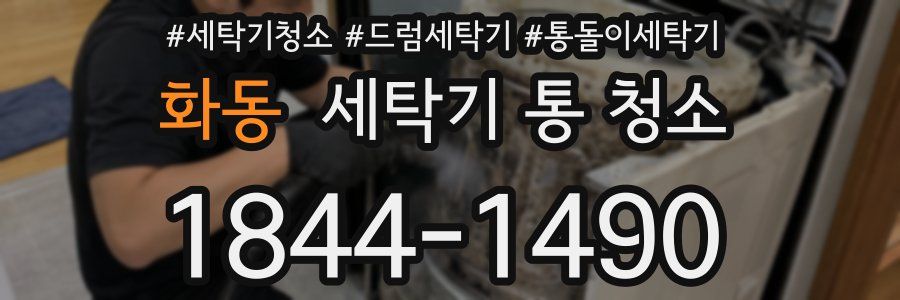 화동 세탁기 통 청소