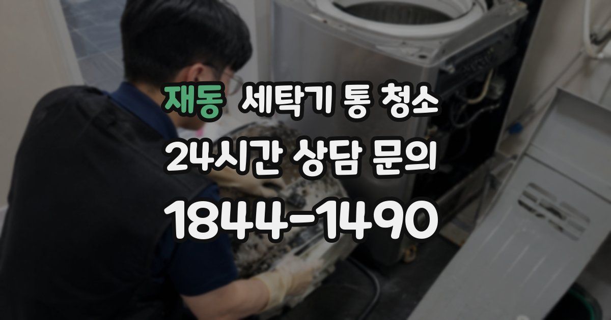 재동 세탁기 통 청소
