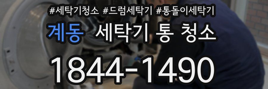 계동 세탁기 통 청소