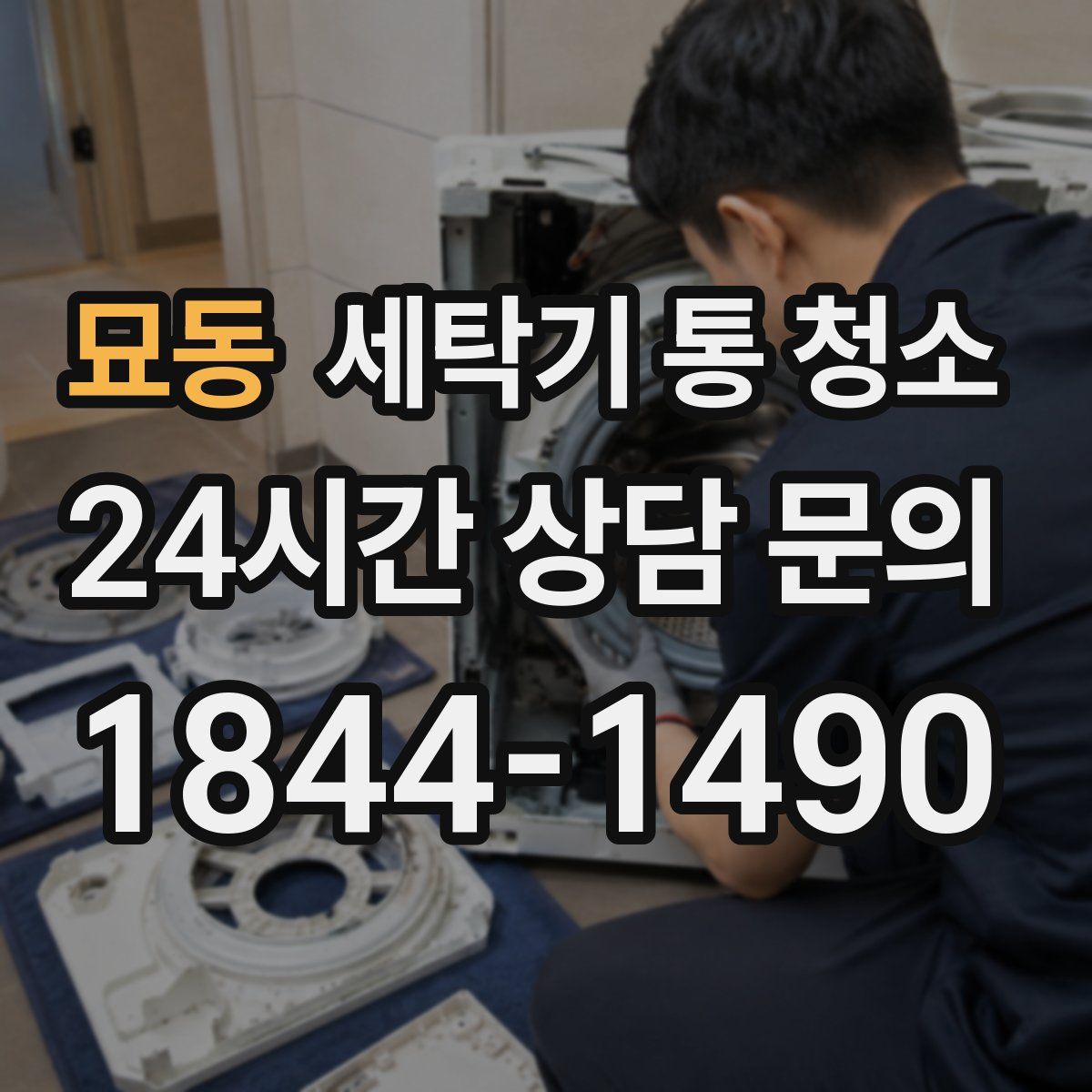 묘동 세탁기 통 청소