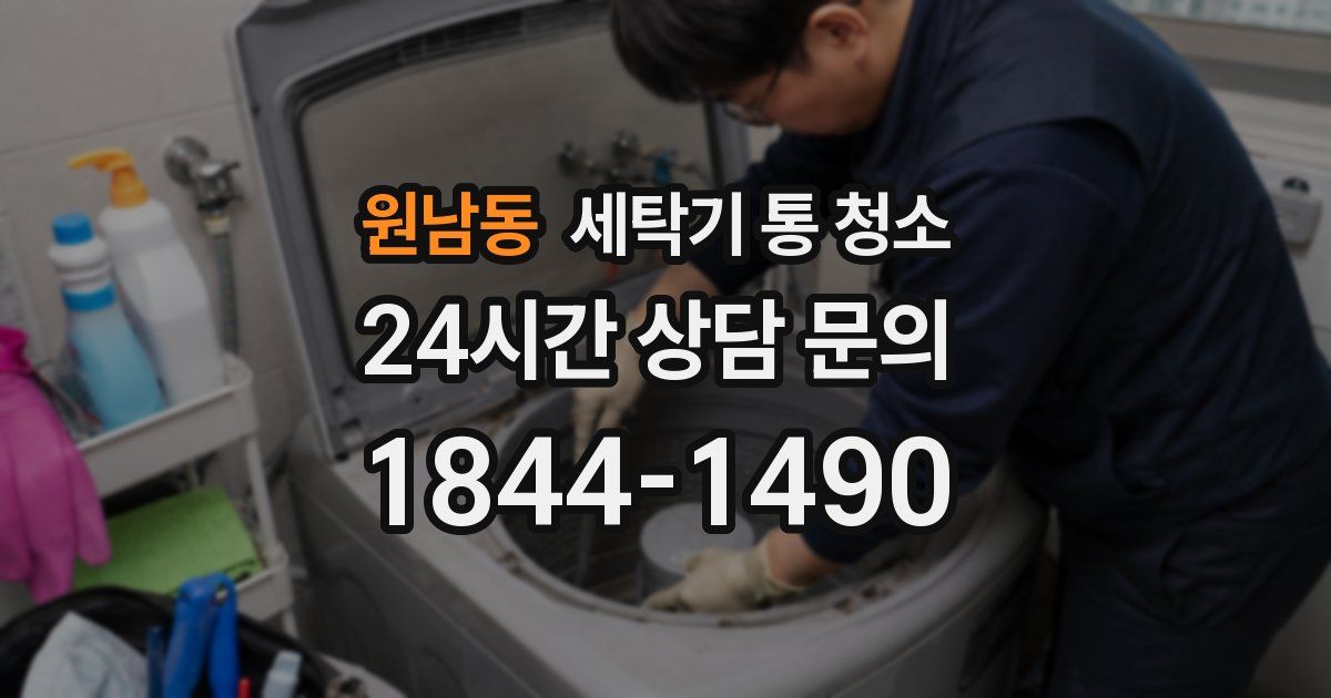 원남동 세탁기 통 청소