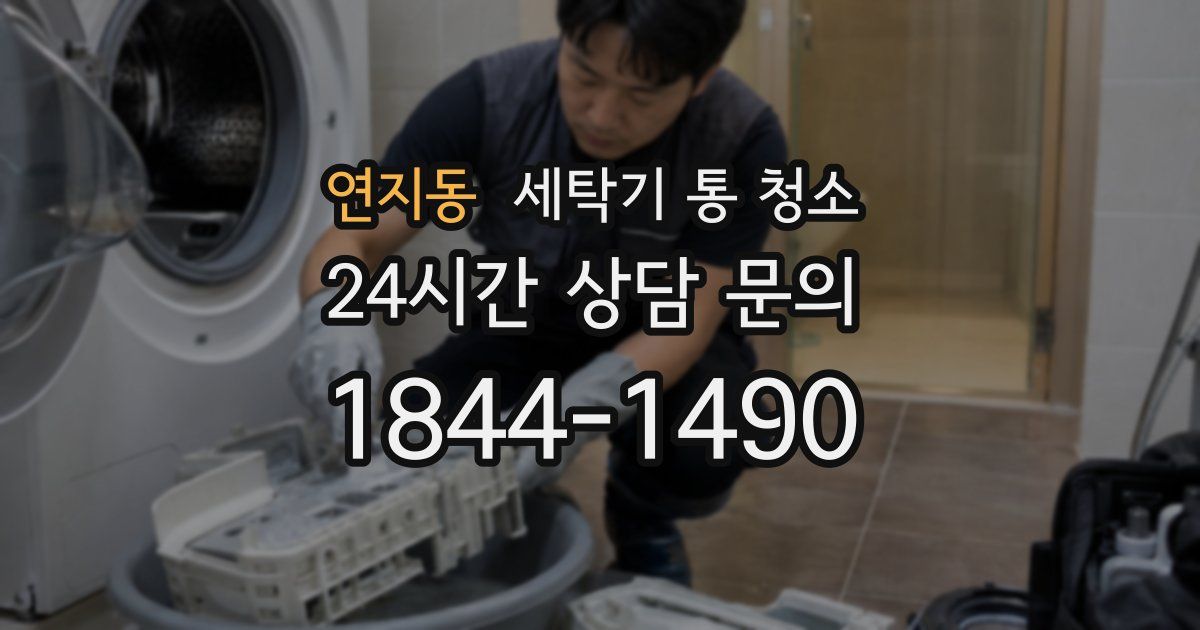 연지동 세탁기 통 청소