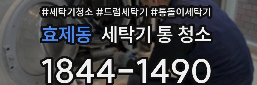 효제동 세탁기 통 청소