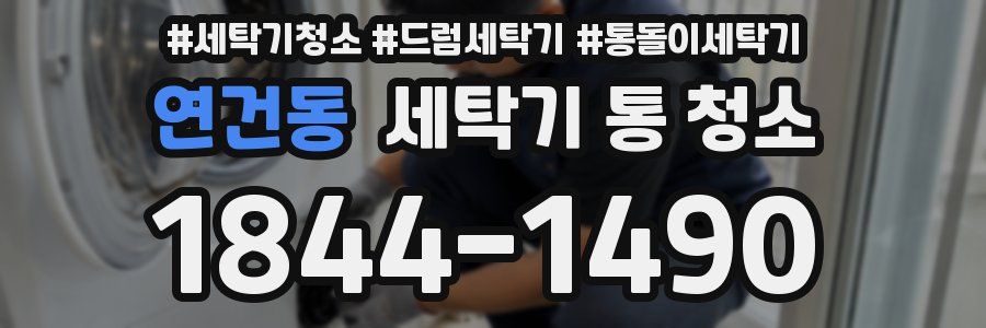 연건동 세탁기 통 청소