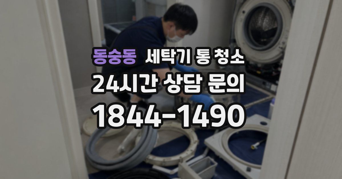 동숭동 세탁기 통 청소