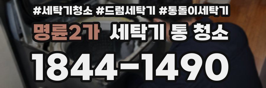 명륜2가 세탁기 통 청소