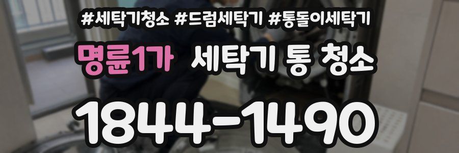 명륜1가 세탁기 통 청소