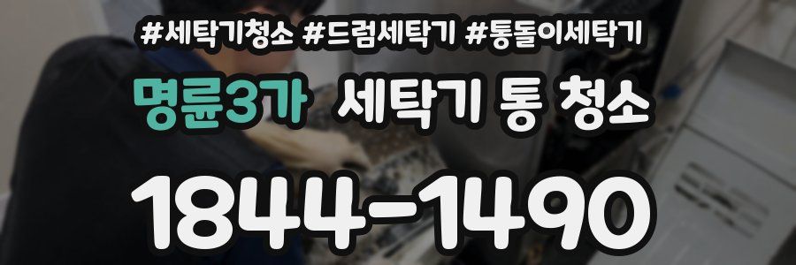 명륜3가 세탁기 통 청소