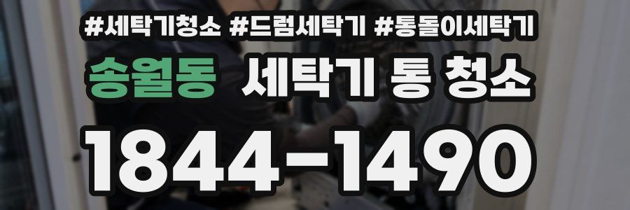 송월동 세탁기 통 청소