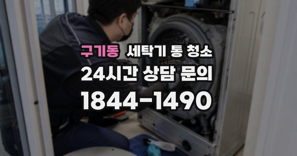 구기동 세탁기 통 청소