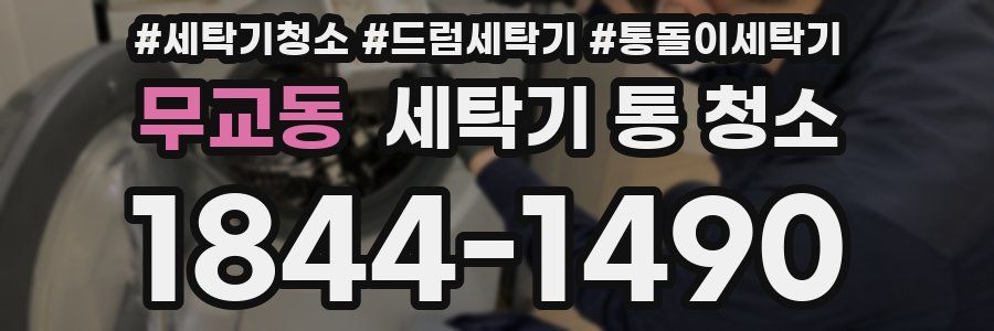 무교동 세탁기 통 청소