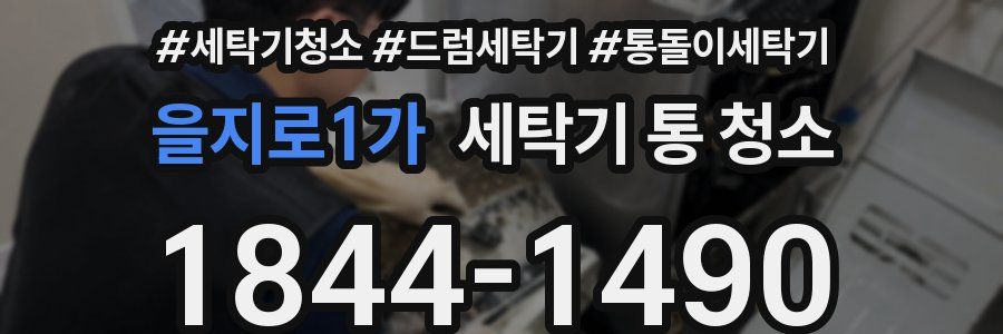 을지로1가 세탁기 통 청소