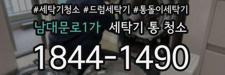 남대문로1가 세탁기 통 청소