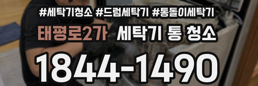 태평로2가 세탁기 통 청소