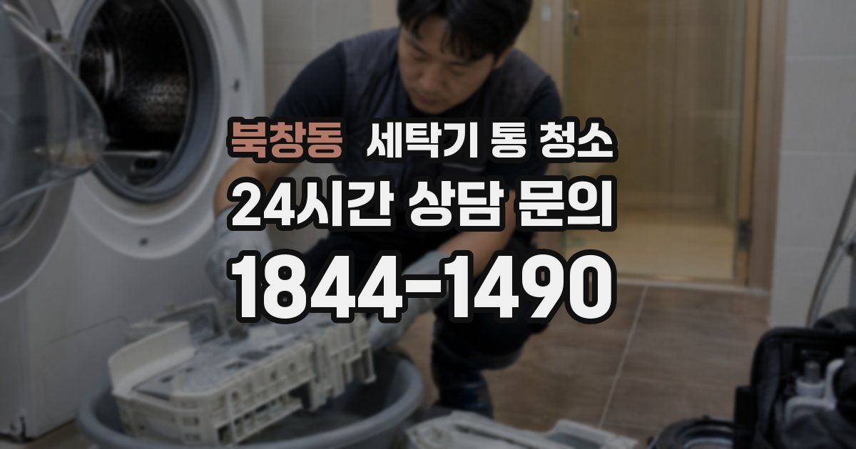 북창동 세탁기 통 청소