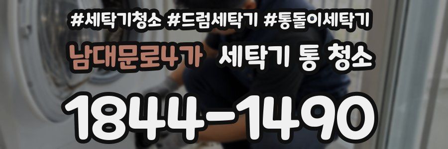 남대문로4가 세탁기 통 청소