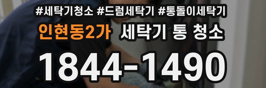 인현동2가 세탁기 통 청소