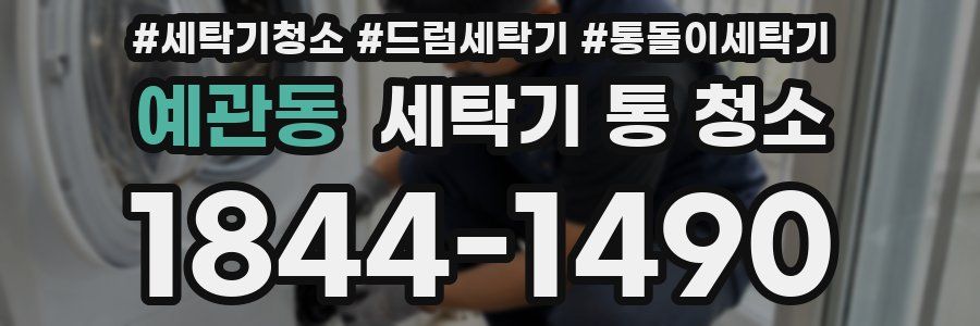 예관동 세탁기 통 청소