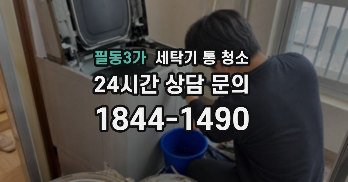 필동3가 세탁기 통 청소
