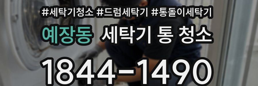 예장동 세탁기 통 청소