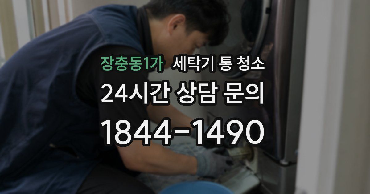 장충동1가 세탁기 통 청소