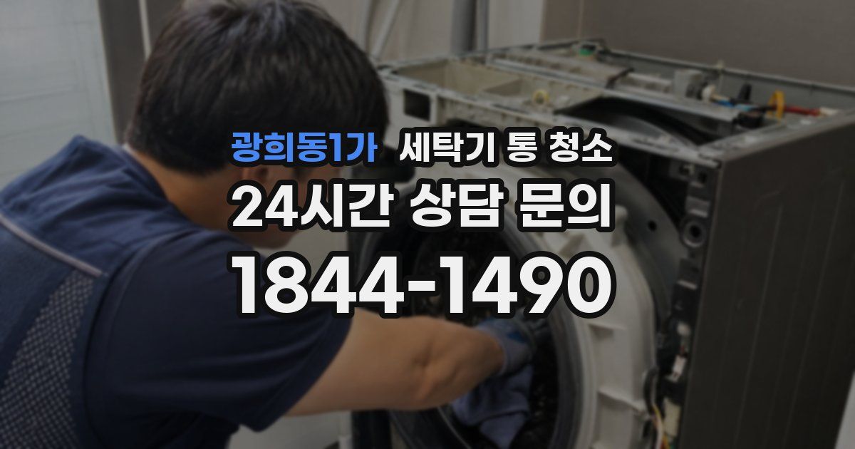 광희동1가 세탁기 통 청소