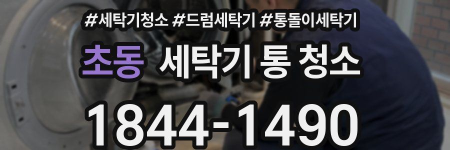 초동 세탁기 통 청소
