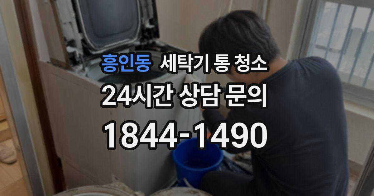 흥인동 세탁기 통 청소