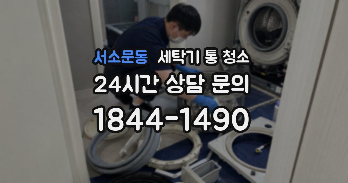 서소문동 세탁기 통 청소