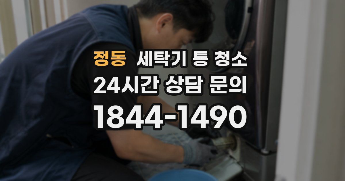 정동 세탁기 통 청소