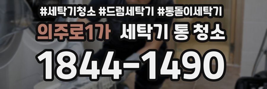 의주로1가 세탁기 통 청소