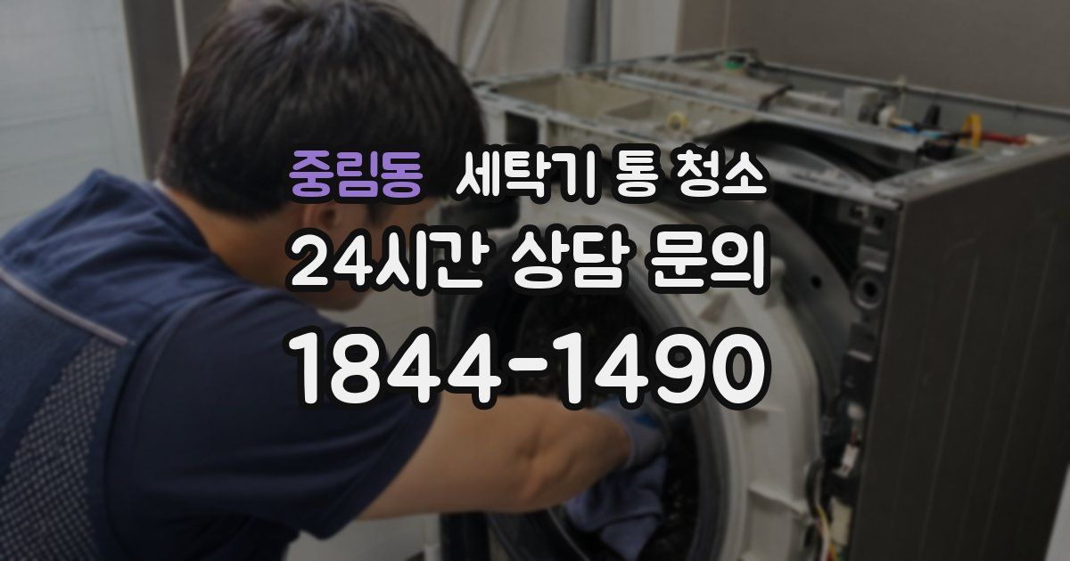중림동 세탁기 통 청소