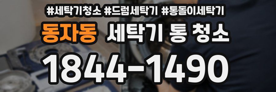 동자동 세탁기 통 청소