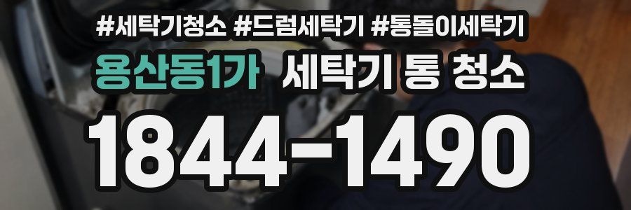 용산동1가 세탁기 통 청소