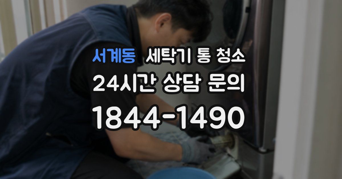 서계동 세탁기 통 청소