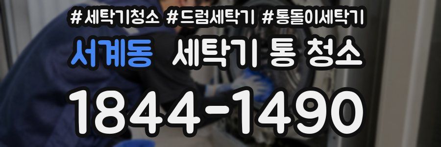 서계동 세탁기 통 청소