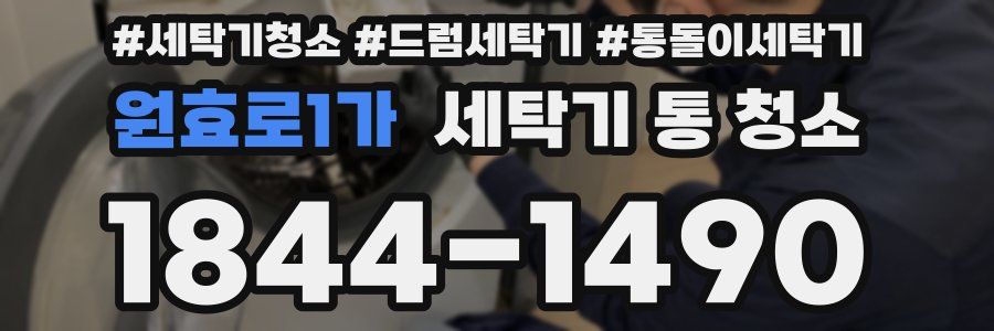 원효로1가 세탁기 통 청소
