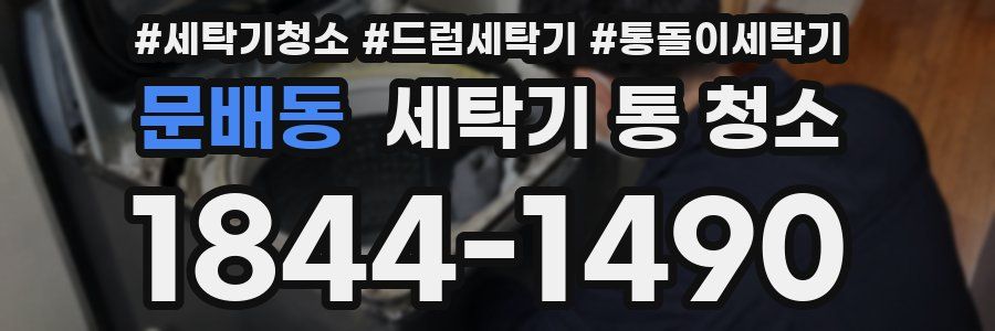 문배동 세탁기 통 청소