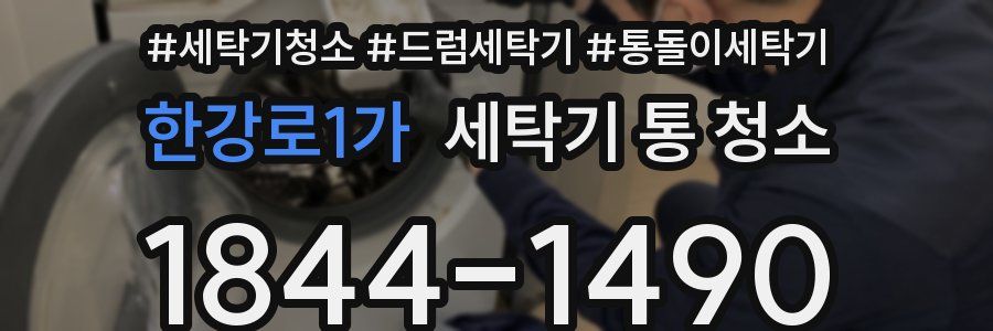 한강로1가 세탁기 통 청소
